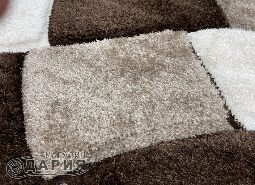 Тъкан килим 3D SHAGGY GRANDE 721 brown